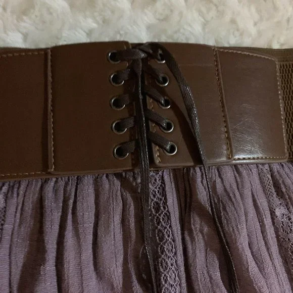 Altard State Boho Long Skirt corset style belt - Picture 3 of 12